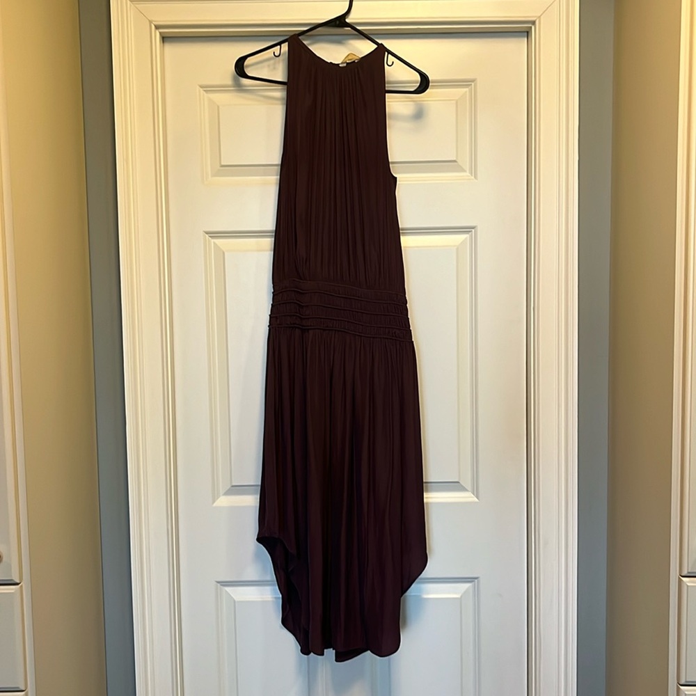 Plum wrinkle free dress